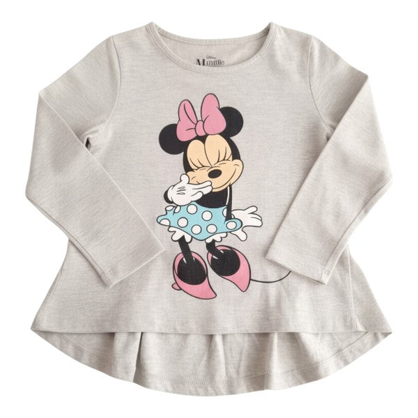 Polera manga larga Algodón Gris Marca Disney 6 A Estado Casi tiki