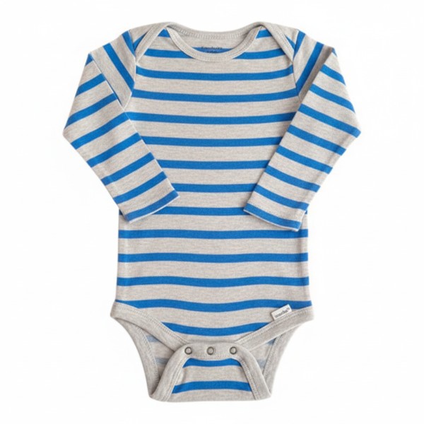 Body Algodón Rayas Marca Gerber 0-3 M Estado Casi tiki