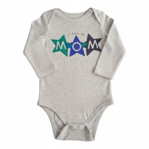 Body Algodón Gris Marca Gap 9 M Estado Casi tiki