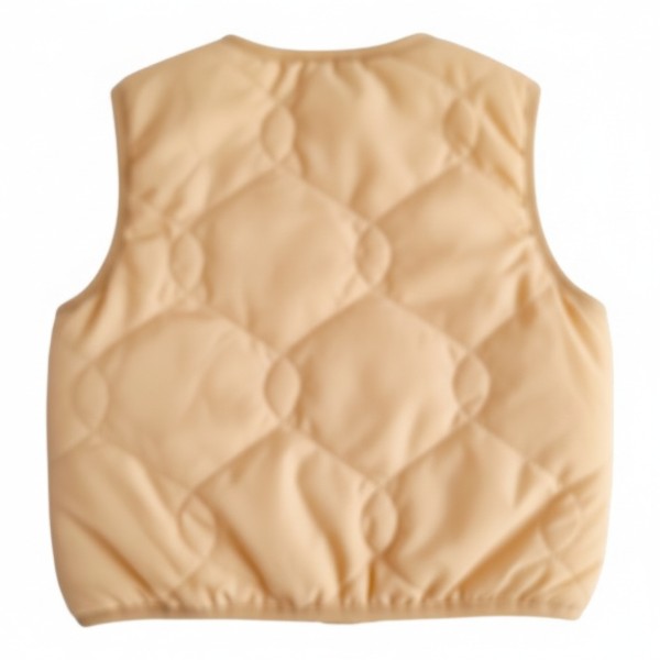 Parka forrado polar Crema Marca Otra 12-18 M Estado Tiki taka