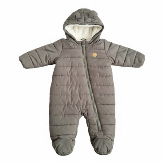 Osito acolchado forrado polar Verde Marca Hym 3-6 M Estado Tiki taka