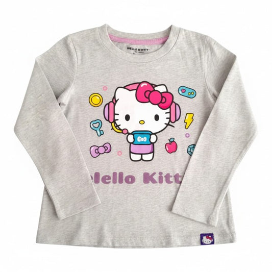 Polera manga larga Algodón Gris Marca Otra 6 A Estado Tiki taka
