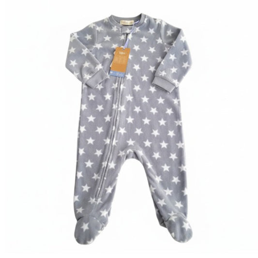Pijama Micropolar Gris Marca Tribu 18 M Estado Nuevo