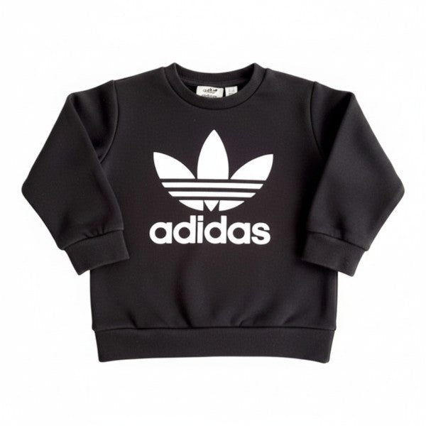 Polerón Algodón Negro Marca Adidas 12-18 M Estado Tiki taka
