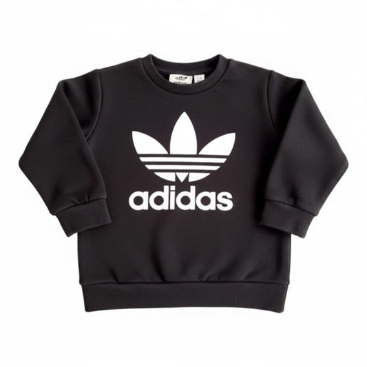 Polerón Algodón Negro Marca Adidas 12-18 M Estado Tiki taka
