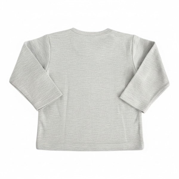 Polera manga larga Algodón Gris Marca Otra 9 M Estado Casi tiki