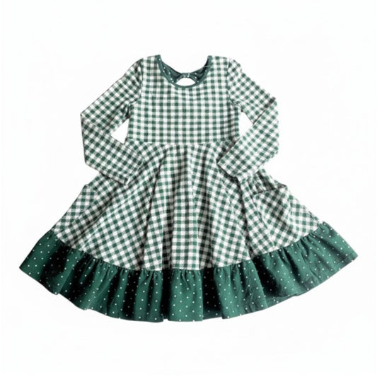 Vestido Algodón Multicolor Marca Otra 5 A Estado Tiki taka