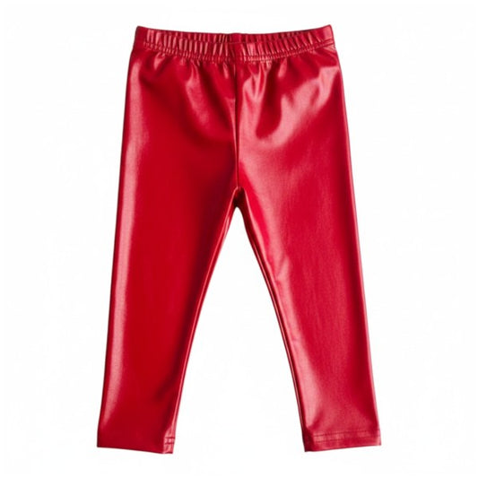 Calza Cuerina Rojo Marca Shein 12-18 M Estado Tiki taka