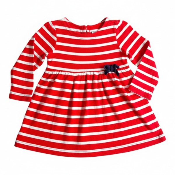 Vestido Algodón Rojo Marca Otra 2 A Estado Casi tiki