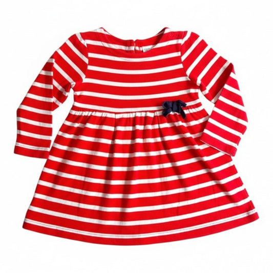 Vestido Algodón Rojo Marca Otra 2 A Estado Casi tiki