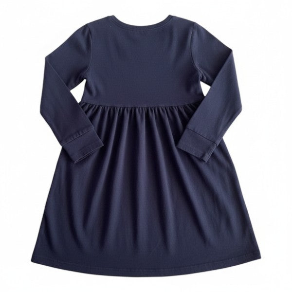Vestido Algodón Azul Marca Old Navy 4 A Estado Casi tiki