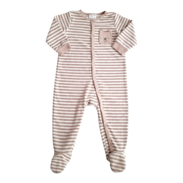 Pijama Micropolar Rayas Marca Hym 18 M Estado Casi tiki