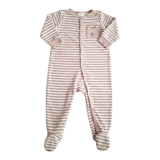 Pijama Micropolar Rayas Marca Hym 18 M Estado Casi tiki