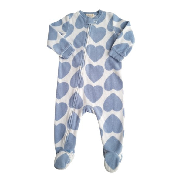 Pijama Micropolar Celeste Marca Tribu 18 M Estado Casi tiki