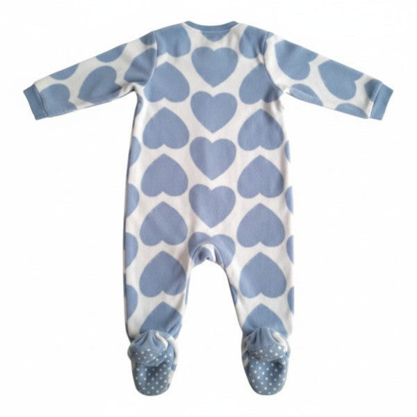 Pijama Micropolar Celeste Marca Tribu 18 M Estado Casi tiki