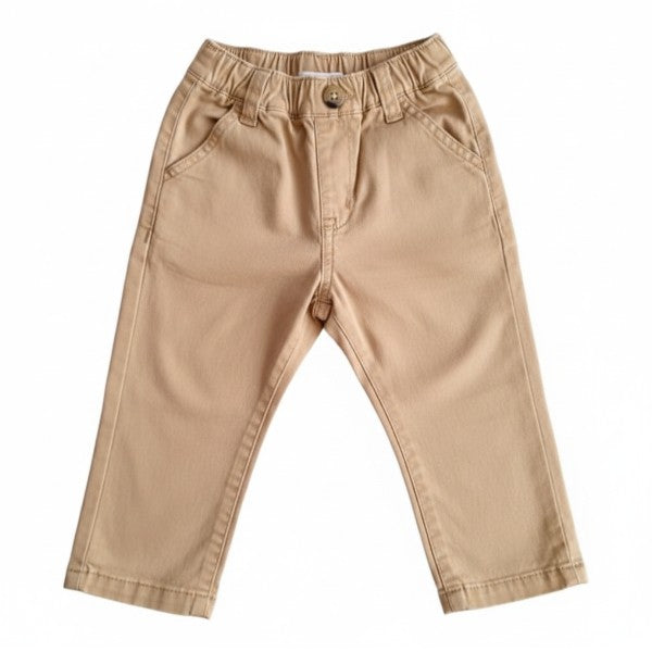 Pantalón Tela Crema Marca Yamp! 12 M Estado Tiki taka
