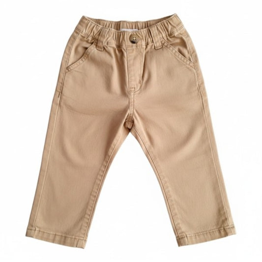 Pantalón Tela Crema Marca Yamp! 12 M Estado Tiki taka