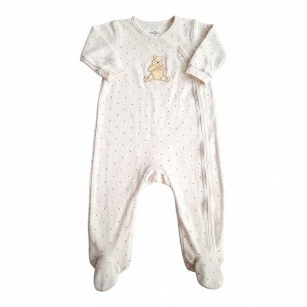 Pijama Micropolar Lunares Marca Hym 12-18 M Estado Casi tiki