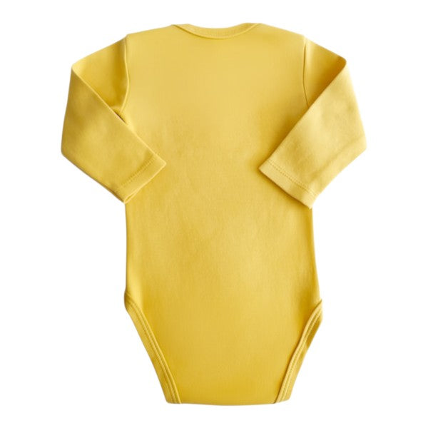Body Algodón Amarillo Marca Otra 0-3 M Estado Tiki taka