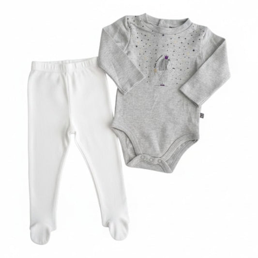 Conjunto Algodón Multicolor Marca Pillin 0-3 M Estado Nuevo