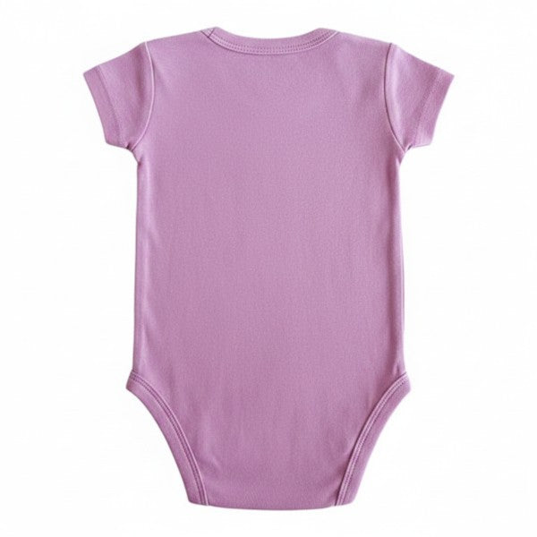 Body Manga Corta Algodón Morado Marca Carter's 0-3 M Estado Casi tiki