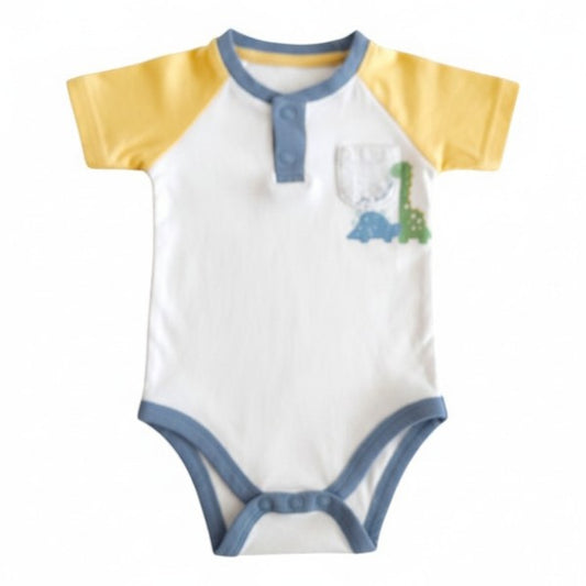 Body Manga Corta Algodón Multicolor Marca Otra 0-3 M Estado Casi tiki