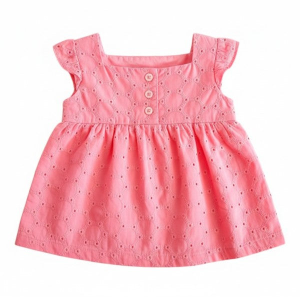 Blusa Manga Corta Tejido Rosa Marca Otra 0-3 M Estado Casi tiki
