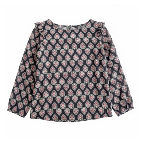 Blusa Manga Larga Seda Diseños Marca Otra 10 A Estado Casi tiki