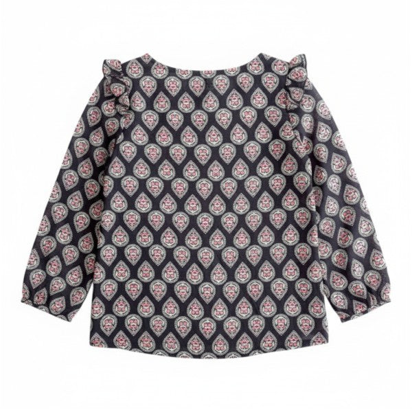 Blusa Manga Larga Seda Diseños Marca Otra 10 A Estado Casi tiki