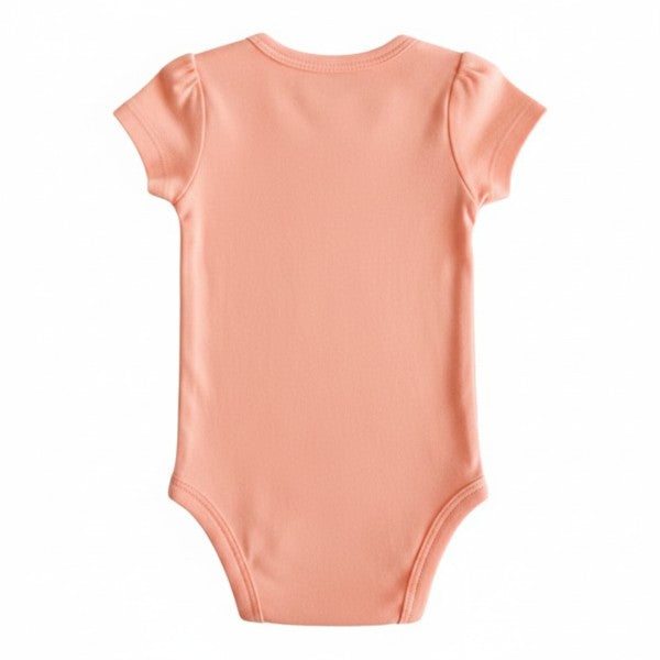 Body Manga Corta Algodón Rosa Marca Carter's RN Estado Casi tiki