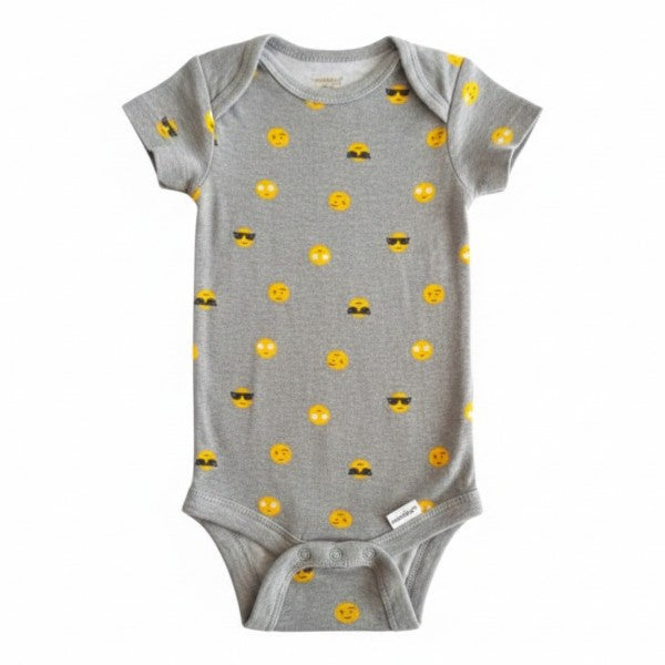 Body Manga Corta Algodón Gris Marca Otra 3-6 M Estado Casi tiki