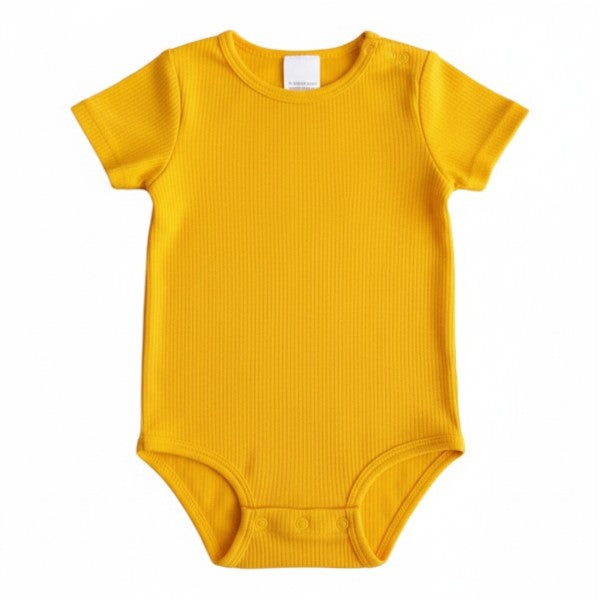 Body Manga Corta Hilo Amarillo Marca Otra 3-6 M Estado Casi tiki