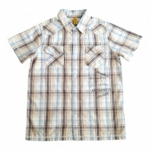 Camisa Manga Corta Tela cuadrillé Marca Otra 6 A Estado Tiki taka
