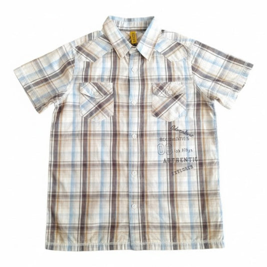 Camisa Manga Corta Tela cuadrillé Marca Otra 6 A Estado Tiki taka