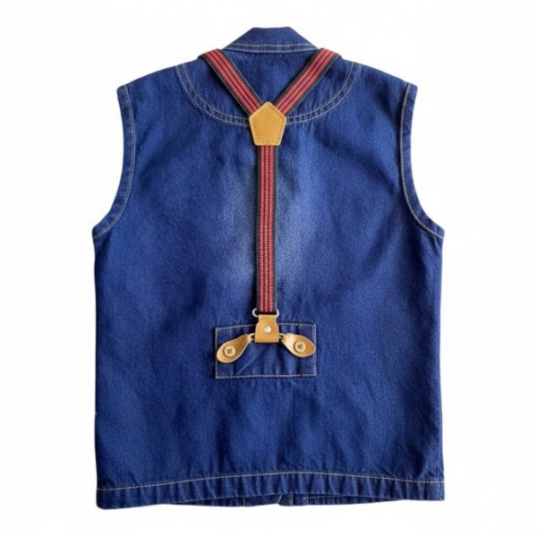 chaqueta manga corta Mezclilla Azul Marca Otra 5 A Estado Tiki taka