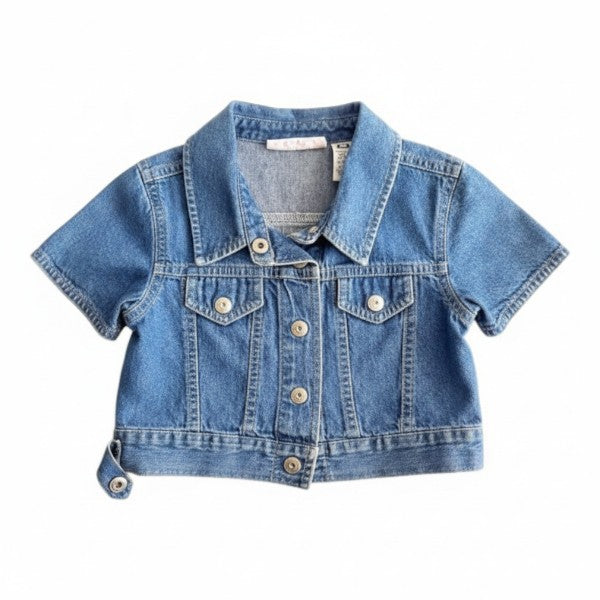 chaqueta manga corta Mezclilla Azul Marca Otra 5 A Estado Tiki taka