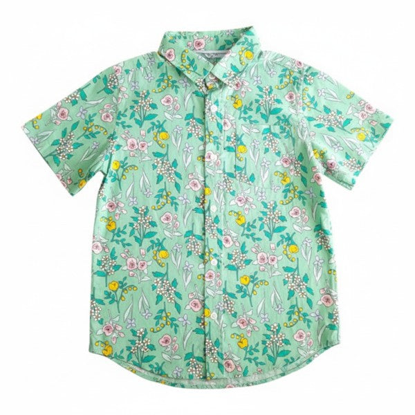 Camisa Manga Corta Tela Diseños Marca Cat & Jack 8 A Estado Casi tiki