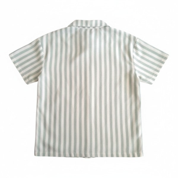 Camisa Manga Corta Tela Rayas Marca Shein 7 A Estado Casi tiki