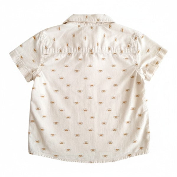 Camisa Manga Corta Tela Diseños Marca Tribu 3-6 M Estado Casi tiki