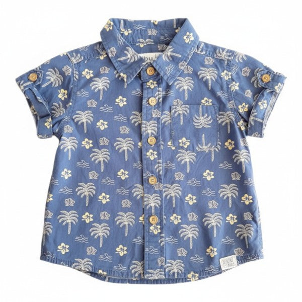 Camisa Manga Corta Tela Diseños Marca Tribu 6 M Estado Casi tiki
