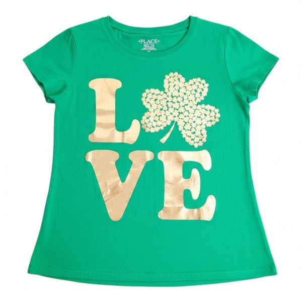 Polera manga corta Algodón Verde Marca Otra 8 A Estado Casi tiki