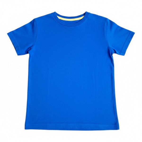 Polera manga corta Algodón Azul Marca Otra 8 A Estado Casi tiki