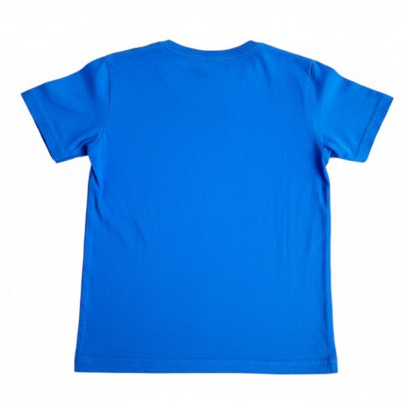 Polera manga corta Algodón Azul Marca Otra 8 A Estado Casi tiki