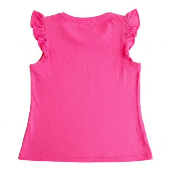 Polera manga corta Algodón Fucsia Marca Otra 6 A Estado Casi tiki