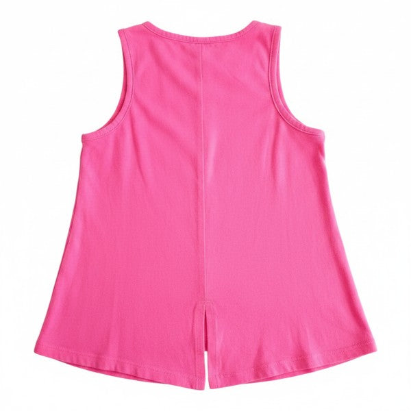 Polera manga corta Algodón Fucsia Marca Otra 6 A Estado Casi tiki