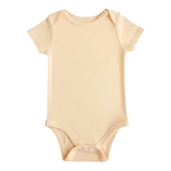 Body Manga Corta Algodón Amarillo Marca Otra 6-9 M Estado Casi tiki
