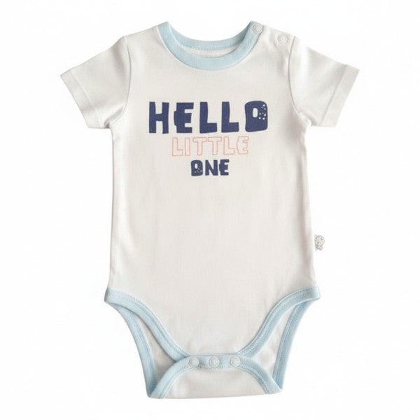 Body Manga Corta Algodón Blanco Marca 4kids 0-3 M Estado Casi tiki