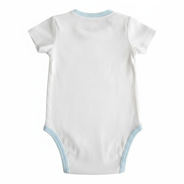 Body Manga Corta Algodón Blanco Marca 4kids 0-3 M Estado Casi tiki