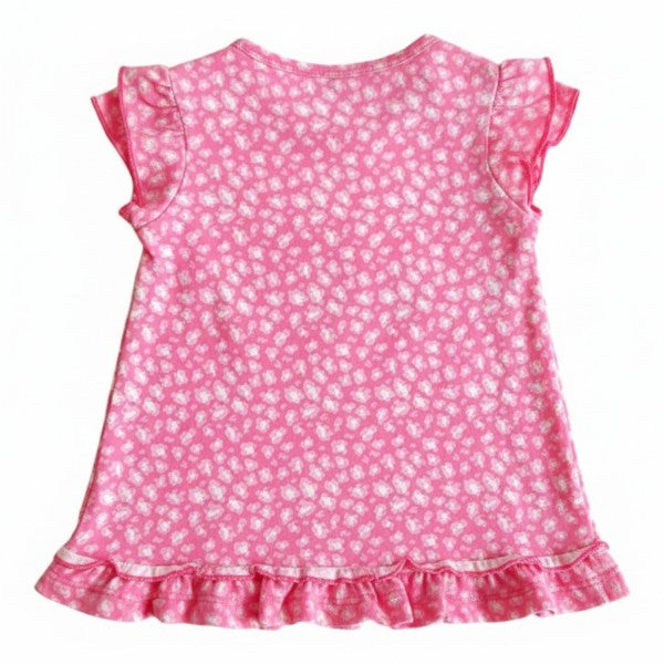 Vestido Manga Corta Algodón Diseños Marca Baby harvest 6-9 M Estado Casi tiki