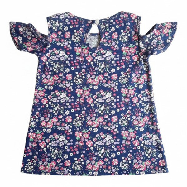 Vestido Manga Corta Tela Diseños Marca Boulevard 6 M Estado Casi tiki